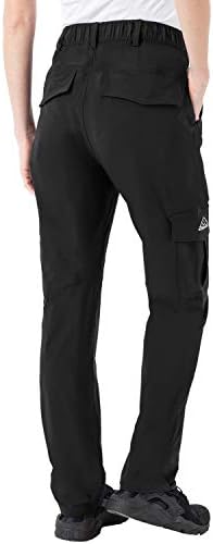 Women's Hiking Cargo Pants Water-Resistant Quick Dry UPF 50+ Travel Camping Work Pants Zipper Pockets