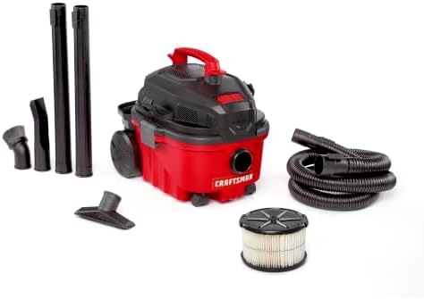 CMXEVBE17040 4 Gallon 5.0 Peak HP Wet Dry Shop Vacuum