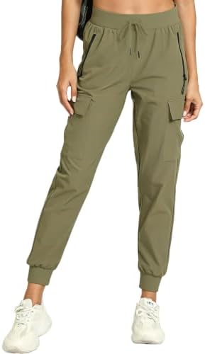 Women's Joggers Lightweight Cargo Hiking Pants Quick Dry Work