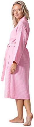 Waffle Knit Lightweight Kimono Spa & Bath Robes for Women - Quick Dry - Soft