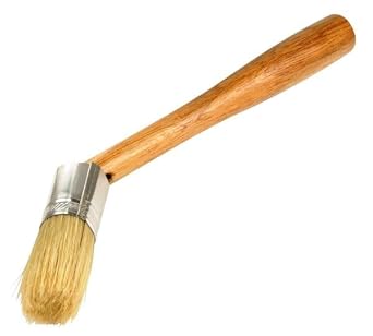 Steelman Euro Lube Angled Applicator Brush with Stiff Bristles for Paste-Style Tire Mounting Lubricants, Angled to Fit B