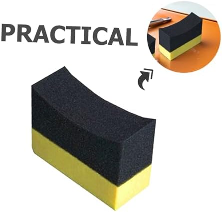 WOONEKY 10Pcs Tire Dressing Applicator Wax Polishing Sponge Portable Car Interior for Effective Tire Shine and Detailing