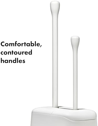 OXO Good Grips Toilet Brush & Plunger Set - White