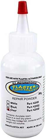 RecPro RV Plastic Repair Kit | Clear | for ABS, Fender Skirts & Tubs