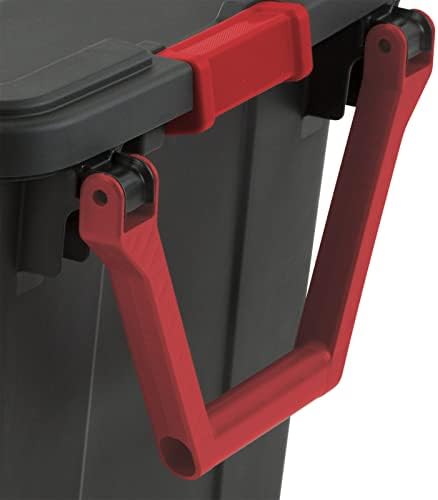 Storage Bins 40 Gallon Heavy-Duty Plastic Storage Bins, 2 Pack Container Totes with Durable Lid and Secure Latching Buckles, Stackable, Tough Storage Containers for Garage and Metal Rack Organizing