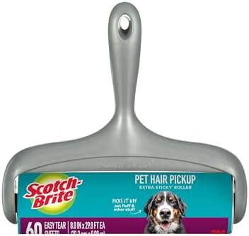 Pet Hair Extra Sticky Large Lint Roller, 60 Sheets, 1 Pack