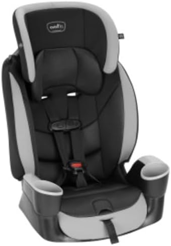 High-Back Booster Car Seat with Harness, 22 to 110lbs, Maestro Sport, Granite Gray