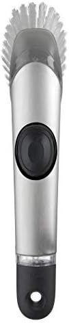 OXO Steel Soap Dispensing Dish Brush, Dish Scrubber