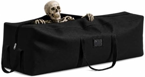 Halloween Skull Storage Bag, Fits Up 12 Ft Skeleton