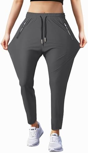 Women's Outdoor Hiking Pants Stretchy Running Athletic Pants