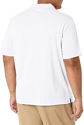Men's Regular Fit Golf Polo Shirt, Moisture-Wicking Quick Dry, Recycled Polyester, Short Sleeve