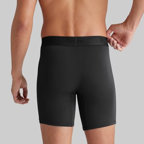 Tommy John Men's Second Skin 6" Mid-Length Boxer Brief Underwear