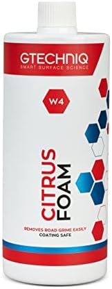 W4 Citrus Foam Shampoo and Degreaser for Cars, 33.8 fl oz