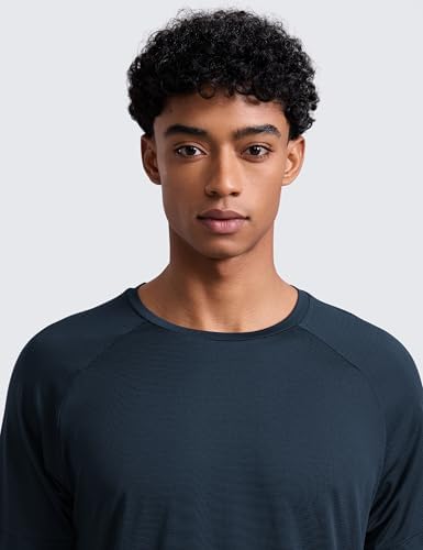 Breathable Texture Crewneck T-Shirts
