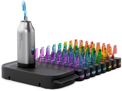 NeoSander Premium Combo – Mini Reciprocating Detail Sander Kit with 64 Color-Coded Sanding Heads, Charging Dock & Basic Sandpaper Set, Gift Idea for 3D Printing, Model Makers & DIY Enthusiasts