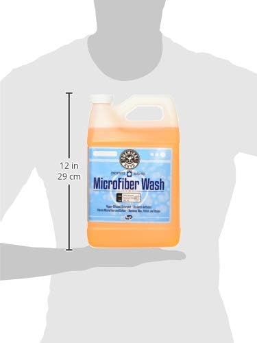 Chemical Guys Microfiber Cleaning Cloth and Car Wash Towel Detergent - Concentrated Cleaner for Towels, Microfiber Cloths, and Pads - Removes Dirt, Wax, Grease, Stains, Orange Scent - 128 oz