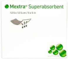 610000 Superabsorbent 5" x 5" (12.5x12.5 cm) - Box of 10