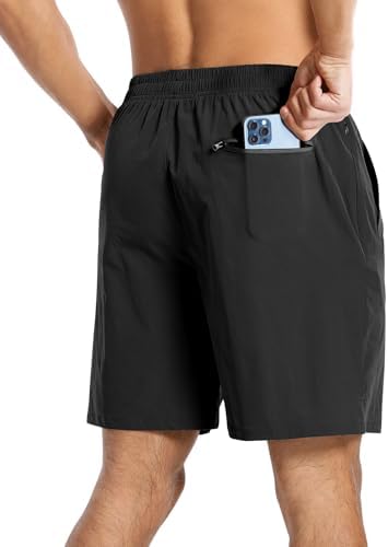 Mens Workout Athletic Shorts 7 inch / 5 inch Quick Dry Running Shorts Men Lightweight Sports Gym Shorts with Pocket