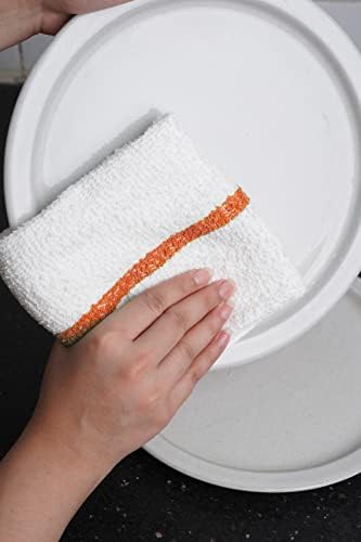 Terry Bar Mop Towels (Value Pack of 36) Size 16"x19" – Absorbent and Durable, Multipurpose Cleaning Rags, Cotton Cleaning Cloths, Terry Cloth Rags, Reusable Shop Rag