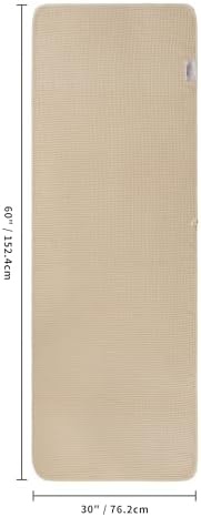 430 GSM Poly Blend Microfiber Quick Dry Waffle Bath Towel, 30x60 in