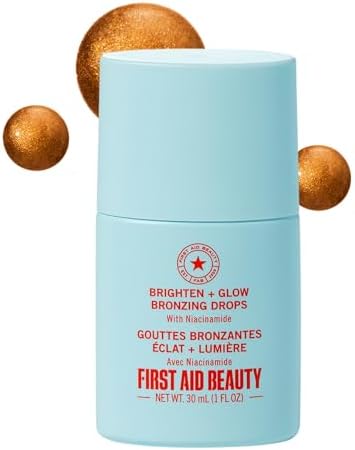 First Aid Beauty Brighten + Glow Bronzing Drops, 5% Niacinamide, 1 oz