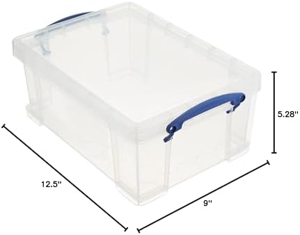 Really Useful 9.0 Liter Box, Clear