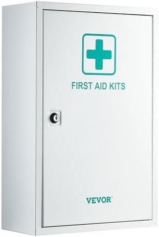3-Shelf First Aid Cabinet 1000 Pieces Large Capacity First Aid Kit