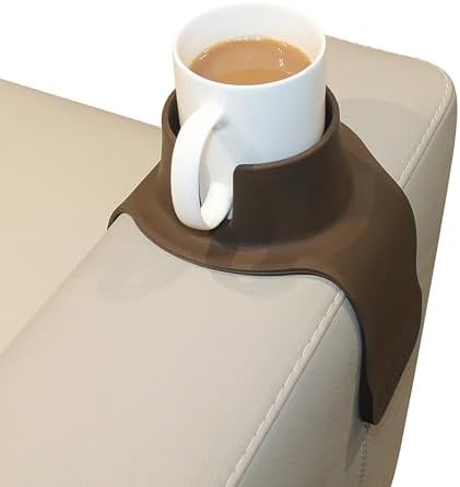 CouchCoaster® - Couch Armrest Cup Holder, Mocha Brown