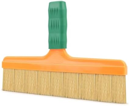 Brush Wrap Tool, 12" Professional Soft Boar Hair Bristle Car Detailing Brush with Rubber Handle for Vinyl Wrapping, Cleaning Interiors & Exteriors Car Wash & Window Tint Brush Tool