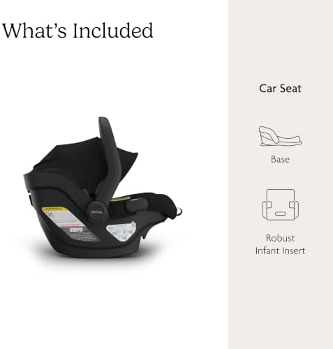 UPPAbaby Mesa V3 Infant Car Seat with Base, Insert & SmartSecure - James