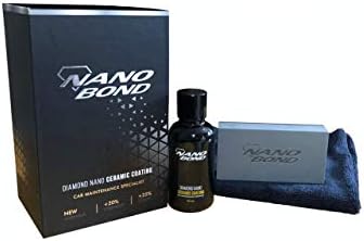 Nano Bond Ceramic Coating, PRO car Care kit with 2 Pack 100g Clay Bar kit for Paint Correction, Glass, and Wheel Exterior Care Product kit, Hydrophobic