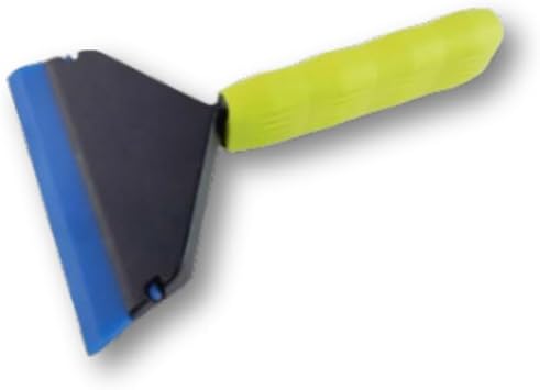 RockRose Comfort Glide Window Wiper Squeegee Effortless Cleaning & Film Installation with Soft TPE Handle for Secure Gri