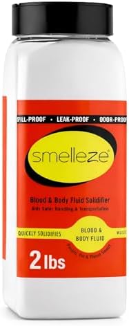 Vomit Clean Up Powder & Blood Body Fluid Solidifier - 2 lb. Bottle