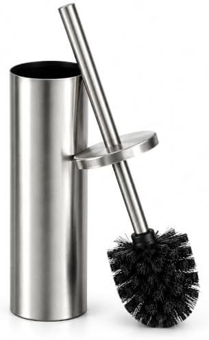 Toilet Brush and Holder Set, Stainless Steel 304 Toilet Bowl Brush