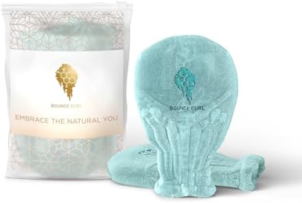 Hair Drying Mitts for Faster Drying and Less frizz; Curly Hair.