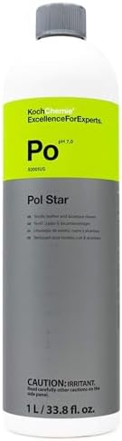 Pol Star Neutral Leather, Suede & Upholstery Cleaner, 33.8 fl oz