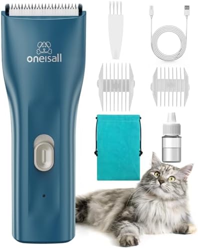 Pet Clippers for Cat Matted Hair, Quiet Pet Shaver for Cats