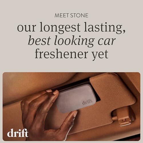 Car Air Freshener - Stone Air Freshener - Car Odor Eliminator - Long Lasting Scent - Auto Accessories - Metal Clip - Clean Ingredients- Variety 3 Pack Starter Kit - CLIP INCLUDED