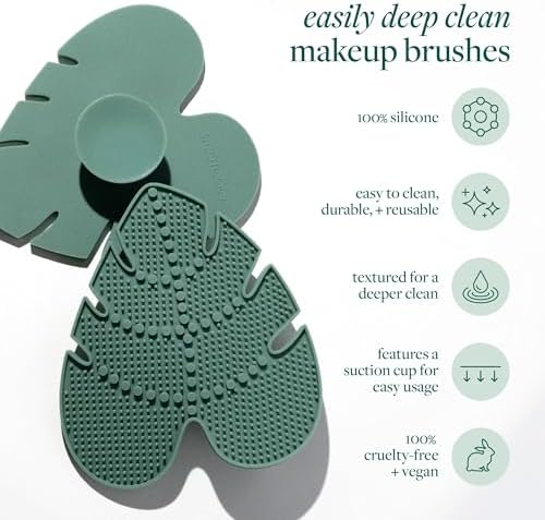 Brush Cleaner Mat + Deep Clean Shampoo Bundle, 2 Piece Set