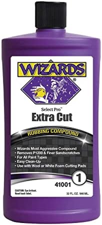 Wizards 3 Step Compound Polish and Machine Finish Kit Select Pro - 3 Quarts