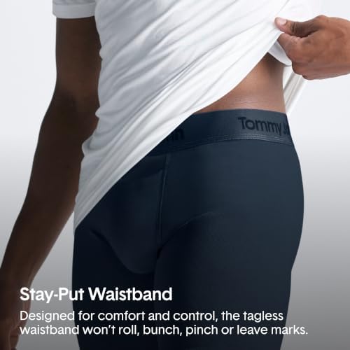 Tommy John Men's Second Skin 6" Mid-Length Boxer Brief Underwear
