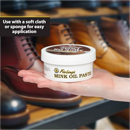 Mink Oil for Leather Boots (6 Pack, 6 oz Each) - Leather Cleaner & Conditioner - Waterproof, Preserve, Soften All Smooth Leathercraft & Vinyl - Prevents Salt Stains On Couch, Shoe, Purse
