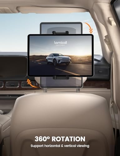 Tablet Holder for Car Headrest - [Thick Case Friendly]