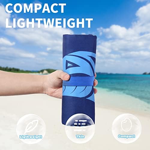 Microfiber Beach Towel Oversized 71x32 Multiple with Bag 4 Pack Bulk