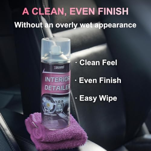 Interior Detailer Spray, Aerosol Car Interior Cleaner, 3 x 15 oz