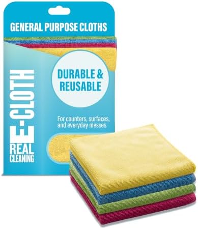 General Purpose Cleaning Cloth Kit, Reusable Cleaning Towel, 4 Pack