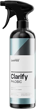 CARPRO Clarify PH₂OBIC- Glass Cleaner & Water Repellent, Streak-Free Rain Repellent - Safe on Interior and Exterior Glas