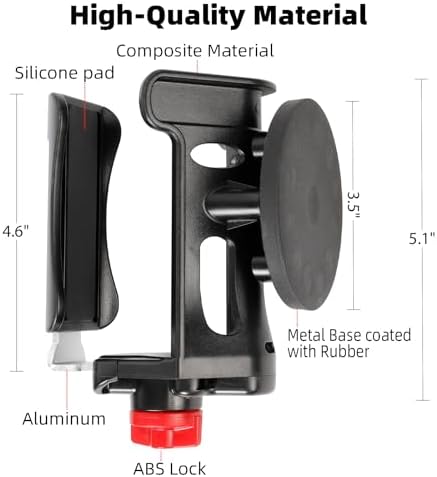 Heavy-Duty Magnetic Cup Holder for Tractor, [3.5" Base, 88lb Force], Upgraded Adjustable Drink Holder for Large Water Bottles (2.36-3.54" Dia), Cup Holder for Mower, School Bus, Truck, Golf Cart