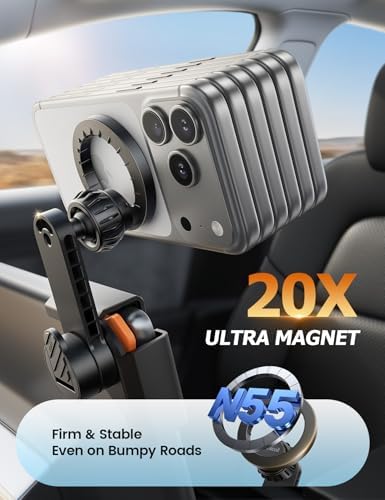 Magnetic Phone Holder for Tesla Model 3 and Y Strongest N55 Magnet