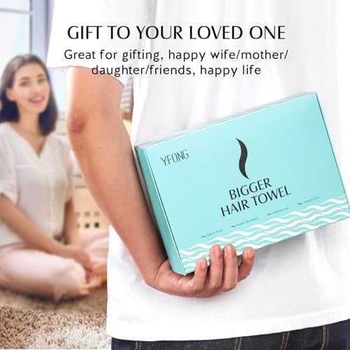 3 Pack Large Microfiber Hair Towel Wrap for Women Long Hair, 30 x 10"